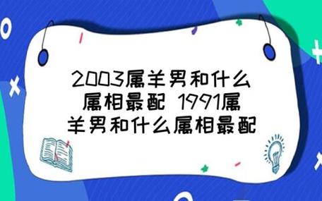 2003属羊男和什么属相最配 1991属羊男和什么属相最配