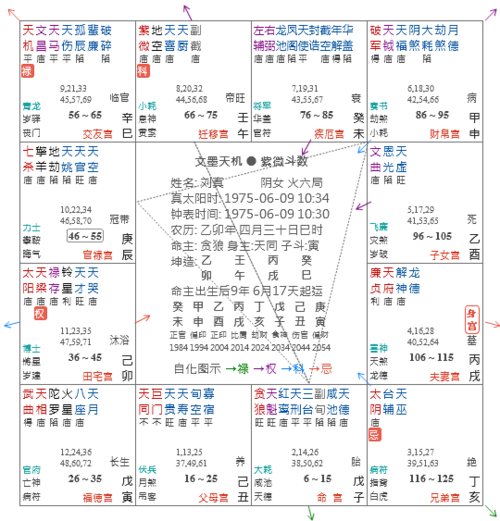 台湾艺人国标舞女王刘真紫微斗数八字盘