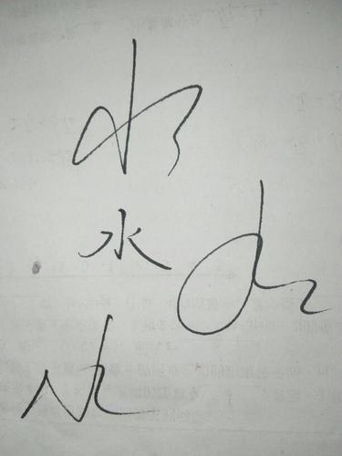 有没有人知道水字上面这个是什么字