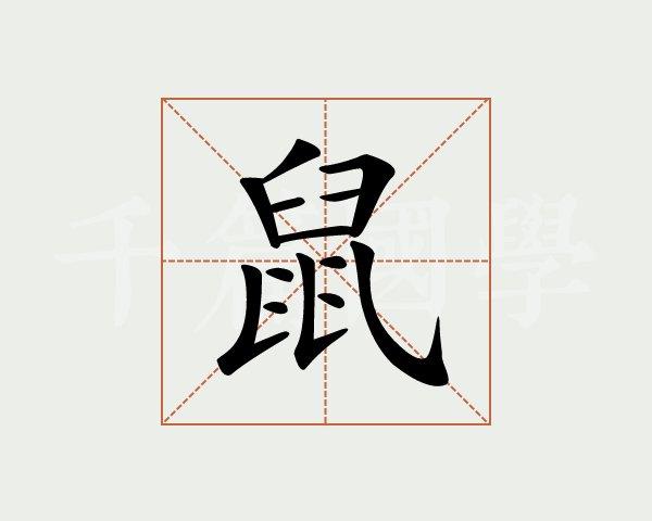 鼠字的意思