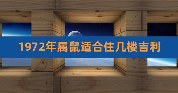 1972年 属鼠的人在三月适合住在第八层楼层 因为80非常吉利的数字