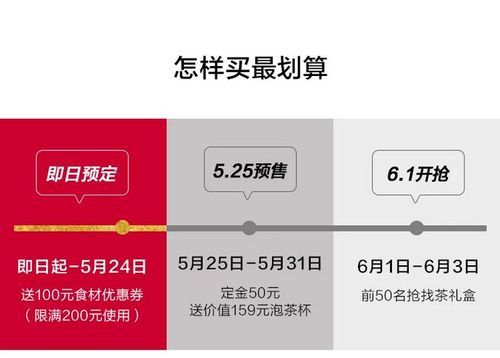 1开门红预售】1元预定北鼎k203电水壶 送200-100元食材券