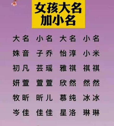 宝宝起名宝典女孩篇起名(宝宝出生起名字女儿)