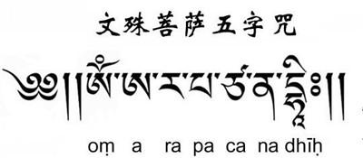 文殊菩萨五字心咒语发音注解