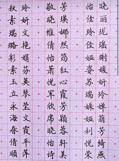 7画的起名吉利字女孩,11画属金的吉祥字起名字用插图