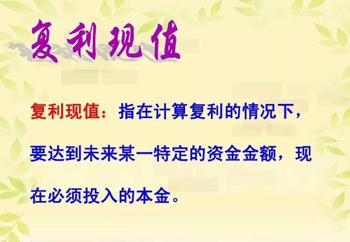 复利的威力 你知道吗?别再说钱放保险不划算了