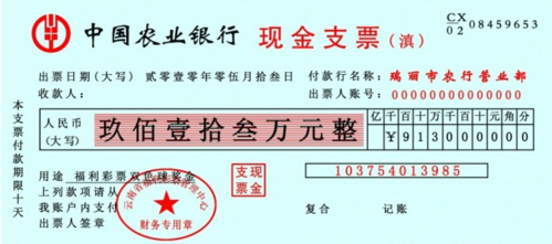 现金支票填写格式,怎么填写为标准