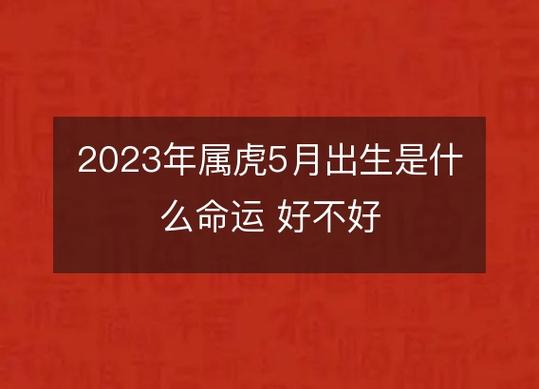 2023年属虎5月出生是什么命运 好不好