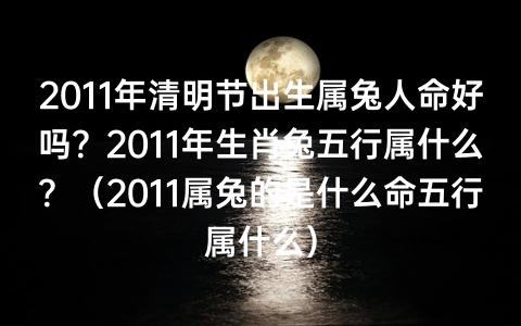 (2023属兔的是什么命五行属什么)