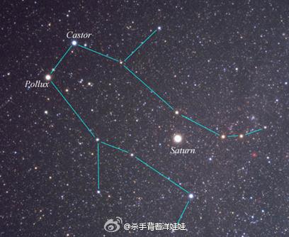 双子座星图连线有几种,天蝎座星图