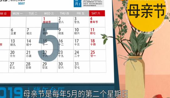 7,母亲节是每年5月的第二个星期日为母亲节母亲节起源于美国,由安娜