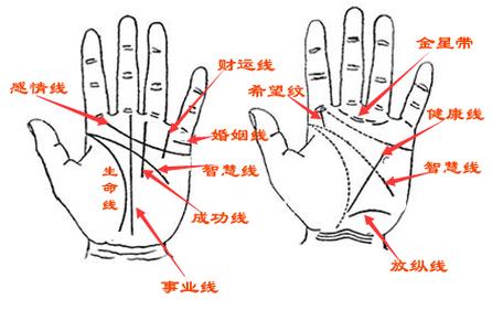 手相流年图算命百发百中