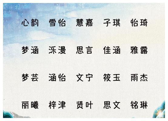 1,姓马的宝宝起什么名字,牛年出生的宝宝用什么字比较合适?