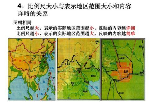 地理知识:当地图比例尺1:5万时,它的图距和实距分别是多少?