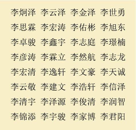 李姓男孩起名属猪一个字,2007年五月二十六下午三点半出生的男孩姓李