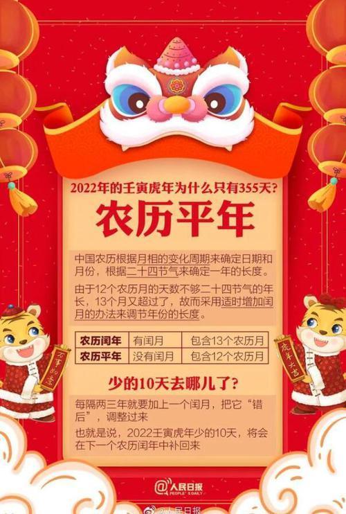 为什么2023年壬寅虎年只有355天?_中国科商网