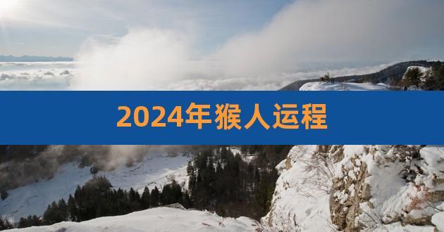 2024年猴人运程,2024年属猴人的全年运势如何