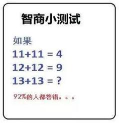 测智商测智商国际标准试题60题