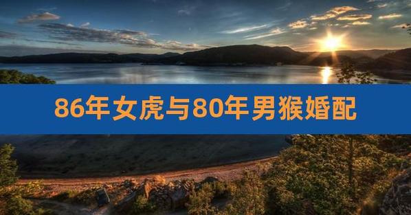 86年女虎与80年男猴婚配,1986年属虎女和1980年属猴男